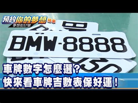 車牌數字好壞|車牌數字吉凶指南：選出最旺你的好車牌號碼 